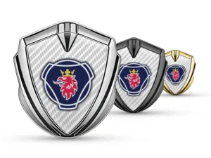 Scania Metal Domed Emblem Modern Look High-End Style
